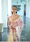 RAJTEX KIASSA TISSUE Latest Fancy Festive Wear Tissue Zari Organza Weaving Heavy Saree Collection